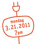 poster for event sponsored by Artists in Context, Boston