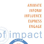example of a graphic organizer for national survey project conducted by Animating Democracy, Washngton, D.C.